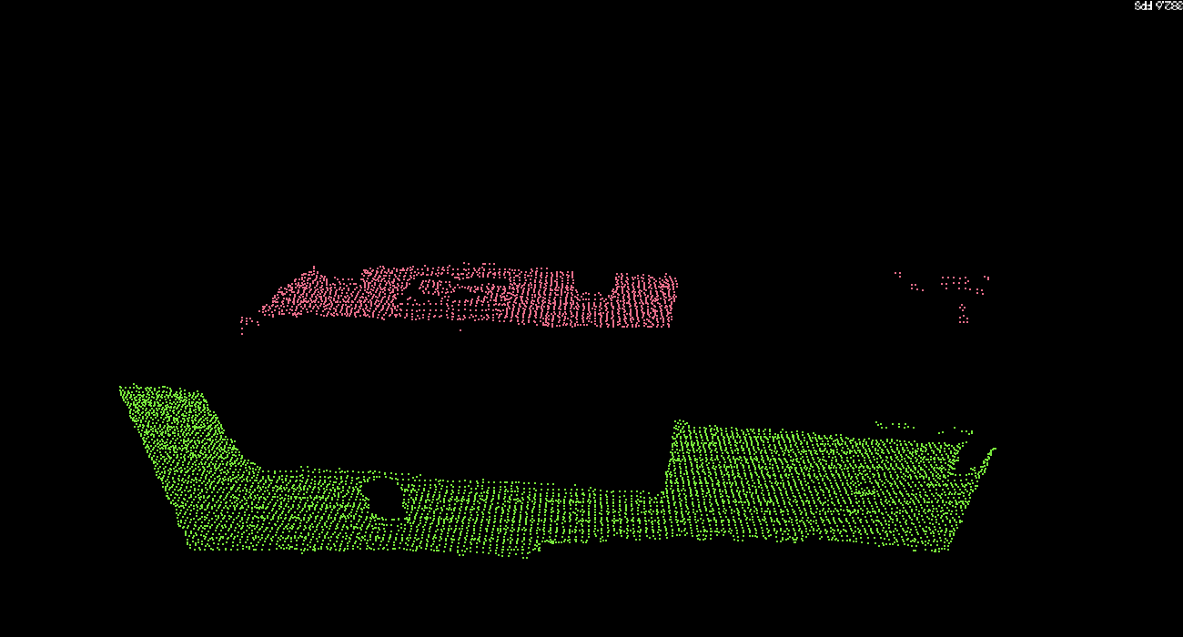 Discovered Surfaces, Artificial Color, Non-Level Surfaces Removed